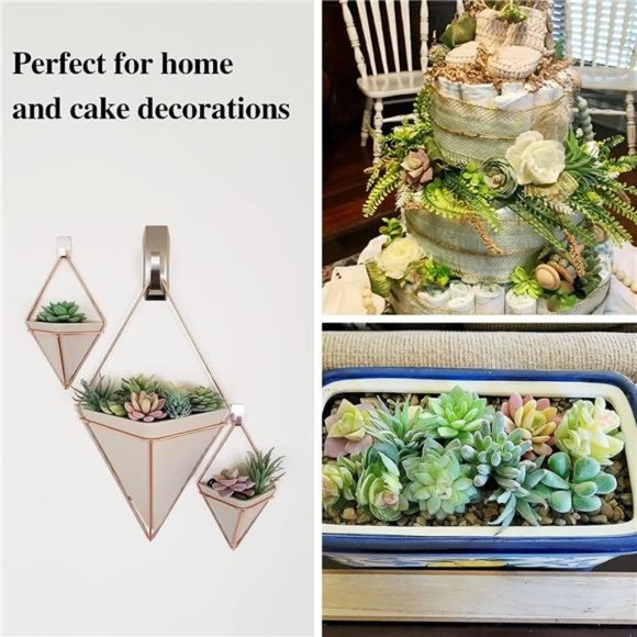 12 Pcs Artificial Succulents Mini Fake Plants Unpotted Faux Succulent for Craft - Picture 3 of 7